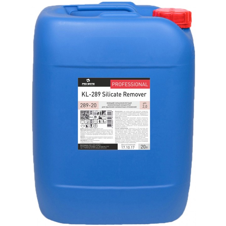 KL-289 silicate remover
